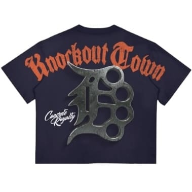Roku Studios Knockout Detroit Boxy Tee (Midnight Navy)