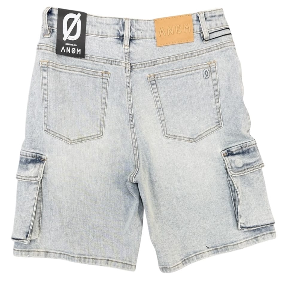Anom Yazan Denim Short (Ice Blue) ANM233SH