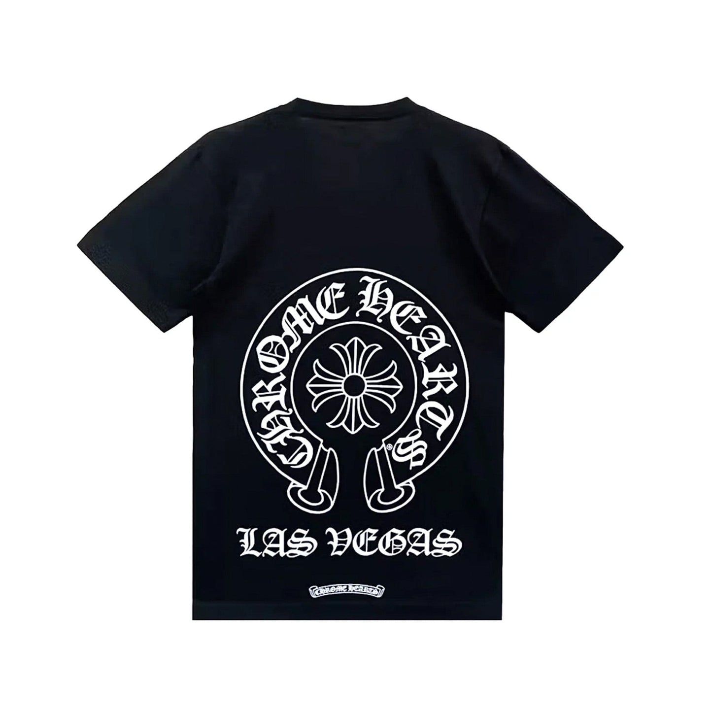 Chrome Hearts Las Vegas Exclusive Horseshoe Logo Tee Black