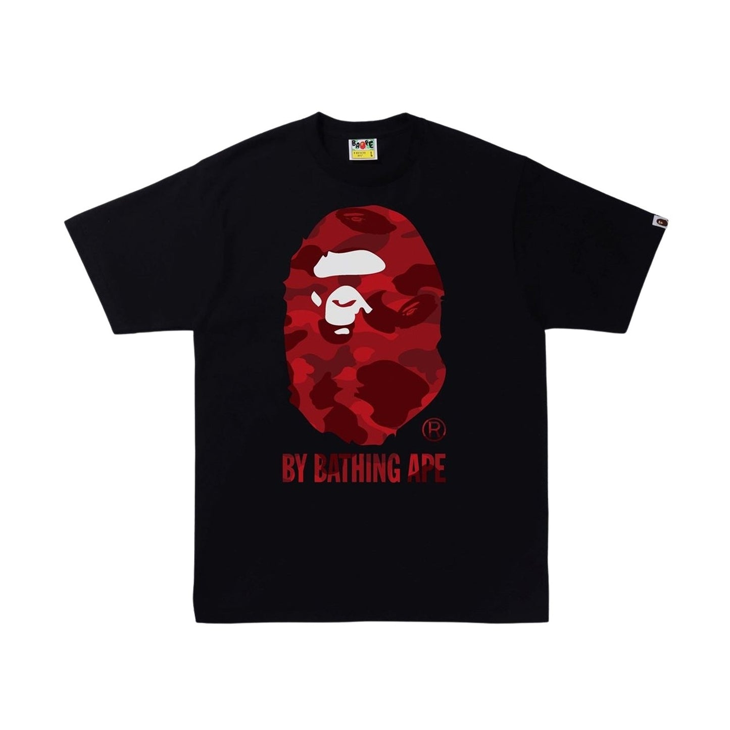 Bape Color Camo By Bathing Ape Tee Black Red