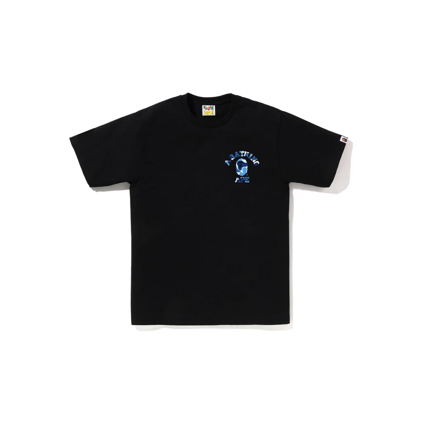 Bape ABC Camo College ATS Tee Black Blue Camo