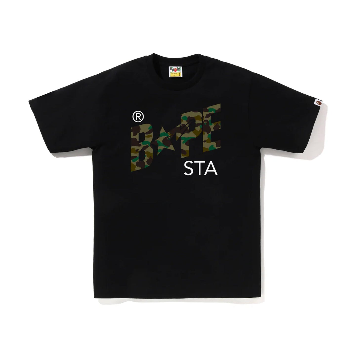 A Bathing Ape 1st Camo Bape STA Tee Black