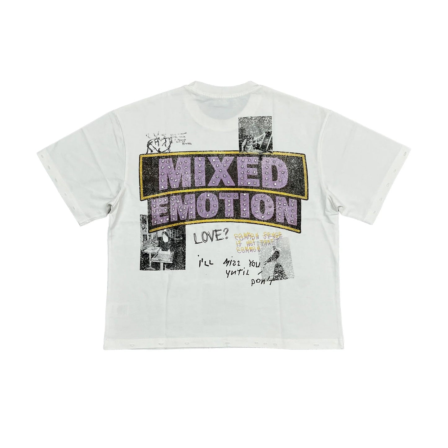 Mixed Emotions Lost Identity Tee White