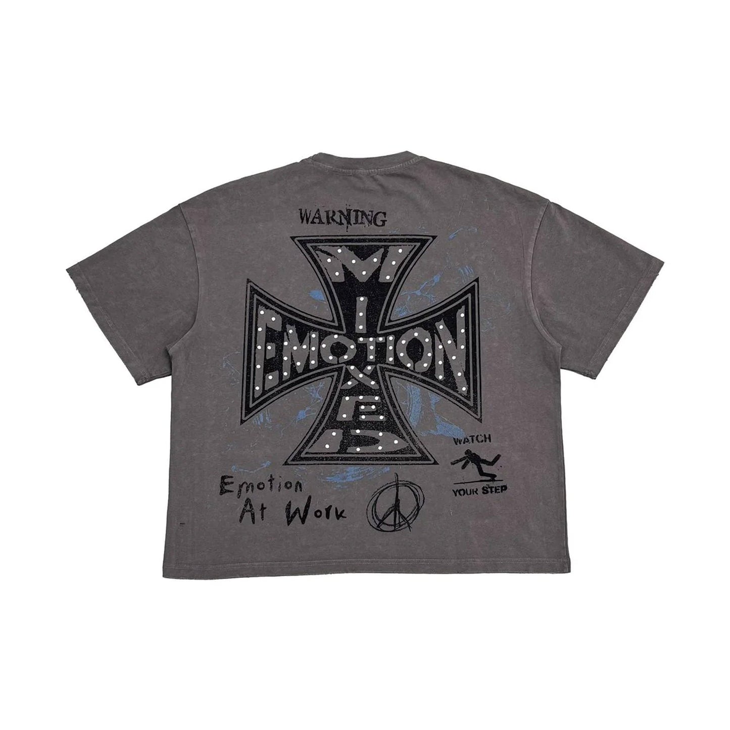 Mixed Emotions Friends Tee Taupe Grey