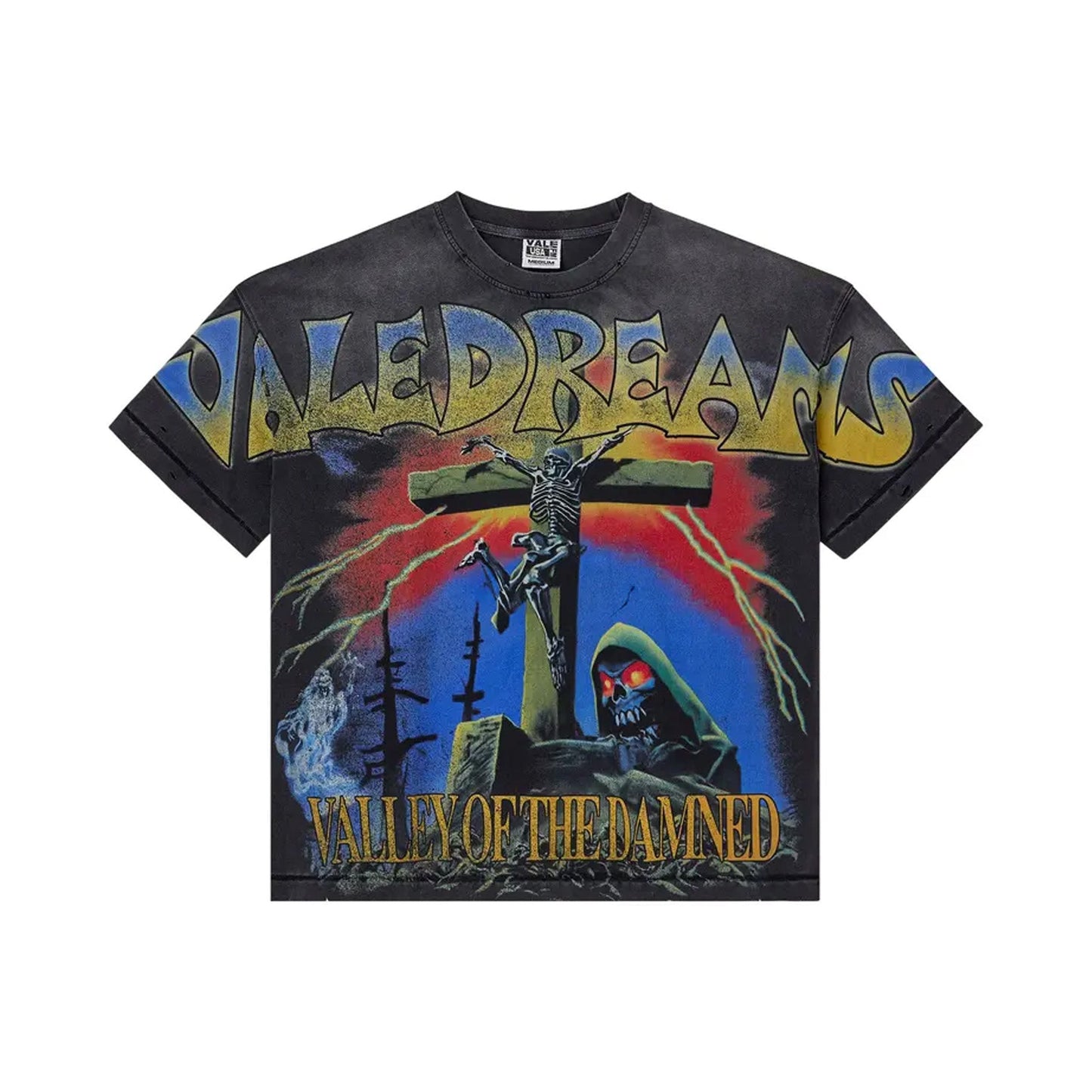 Vale Forever Damned Big Tee Black