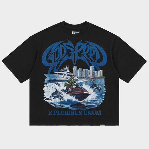 Godspeed GMYC Wave Runner T-shirt Black