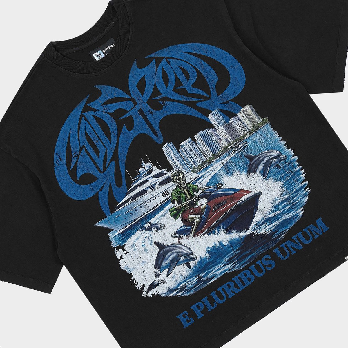 Godspeed GMYC Wave Runner T-shirt Black