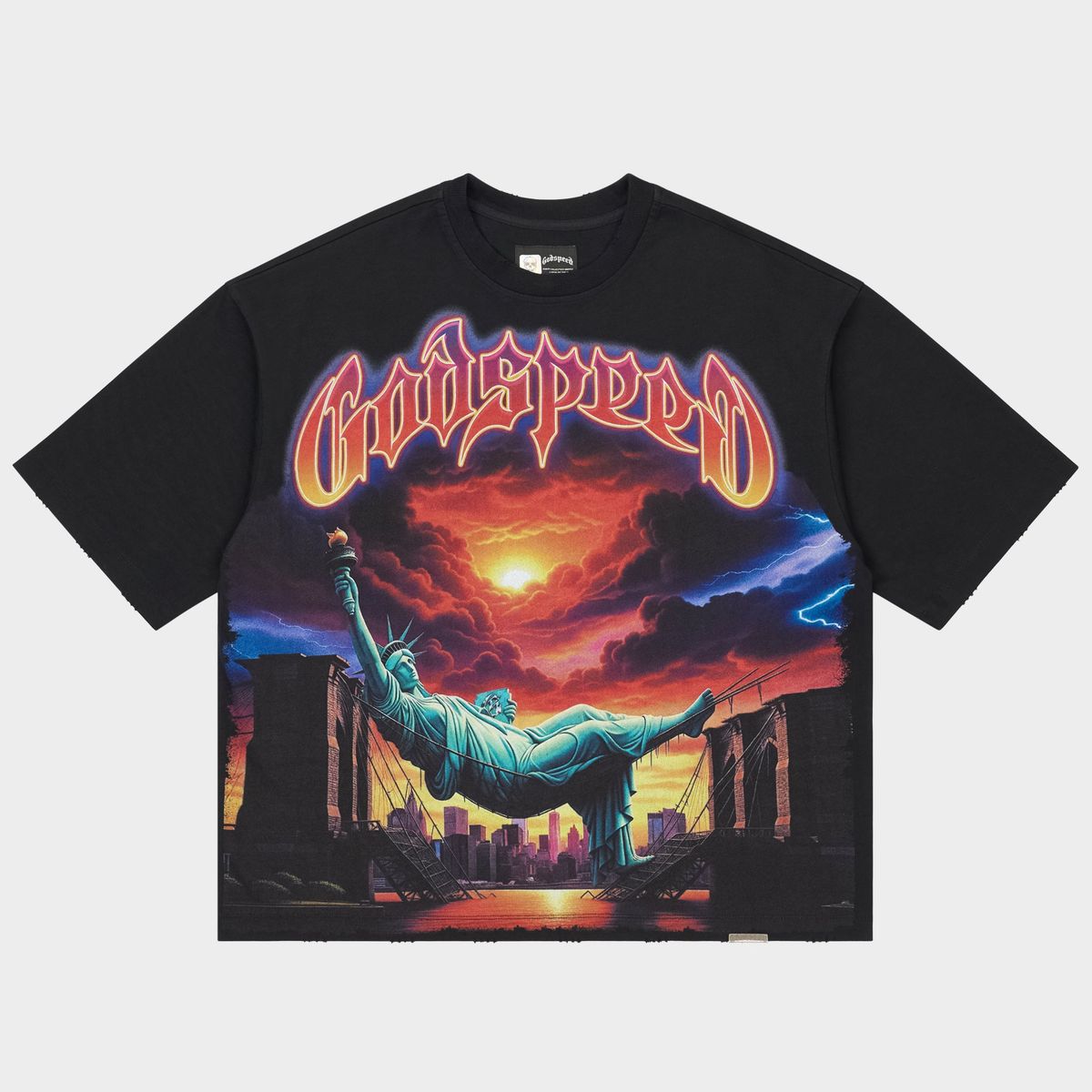 Godspeed Burnt Bridges T-shirt Black