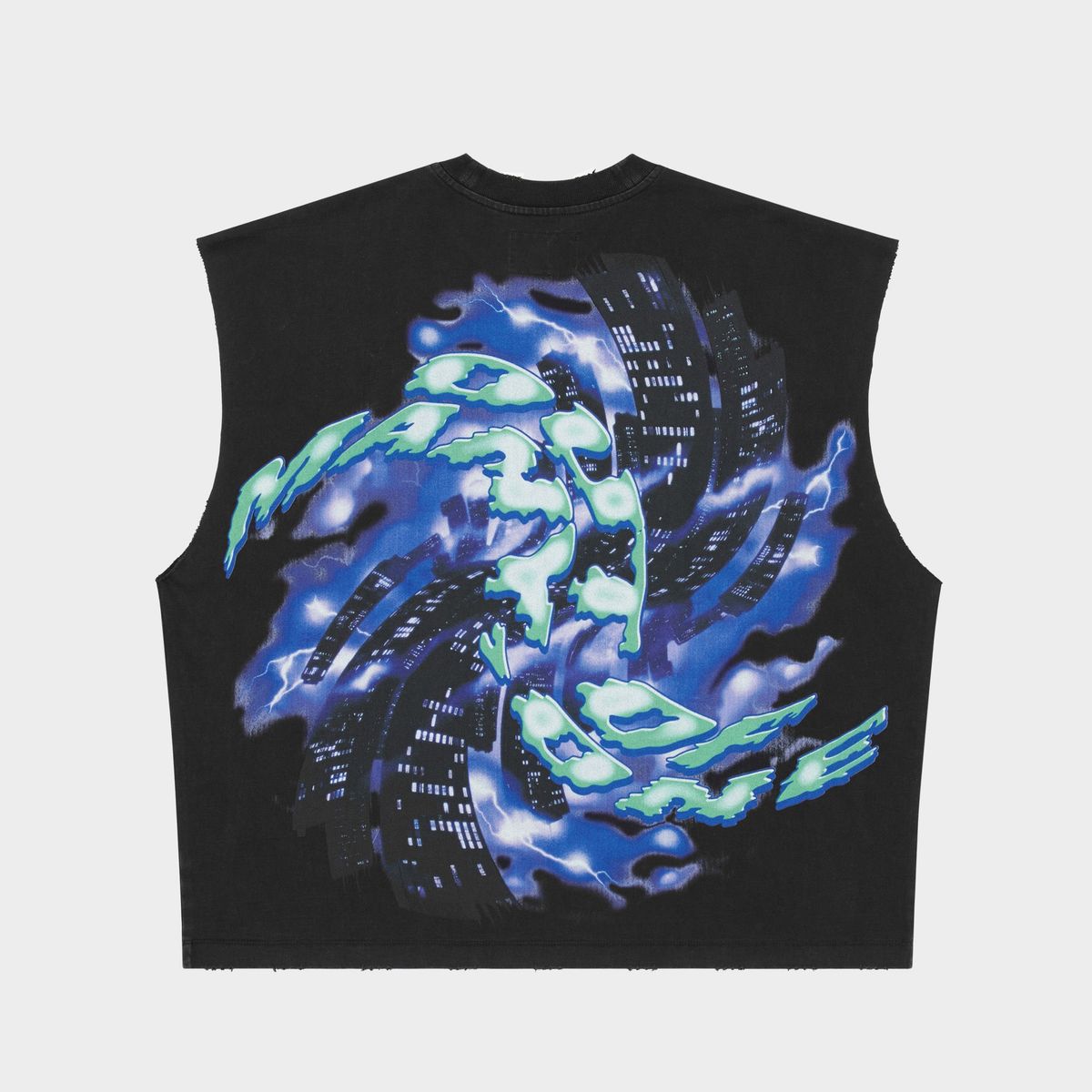 Godspeed Liberty Tears Sleeveless Tee Black
