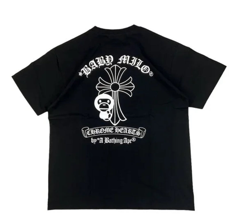Bape X Chrome Heart Tee Shirt