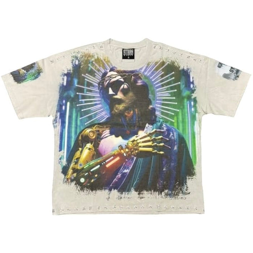 Stray Redeemer Graphic Tee (Oat) ST1703-OAT