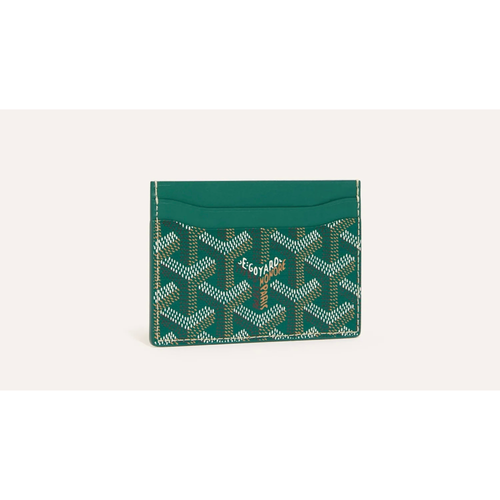Goyard Saint Sulpice Card Holder emerald green