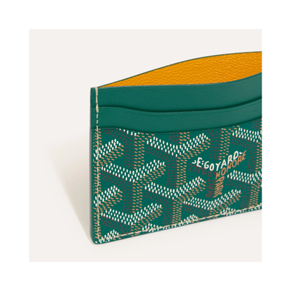Goyard Saint Sulpice Card Holder emerald green