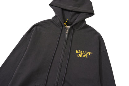 Artist Logo Full-Zip Hoodie – Black