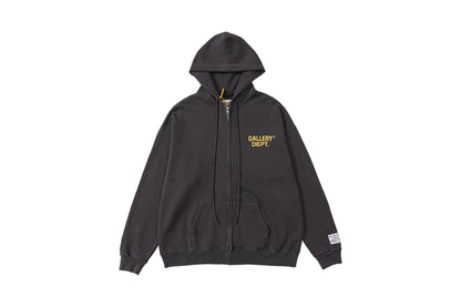 Artist Logo Full-Zip Hoodie – Black
