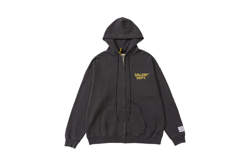 Artist Logo Full-Zip Hoodie – Black