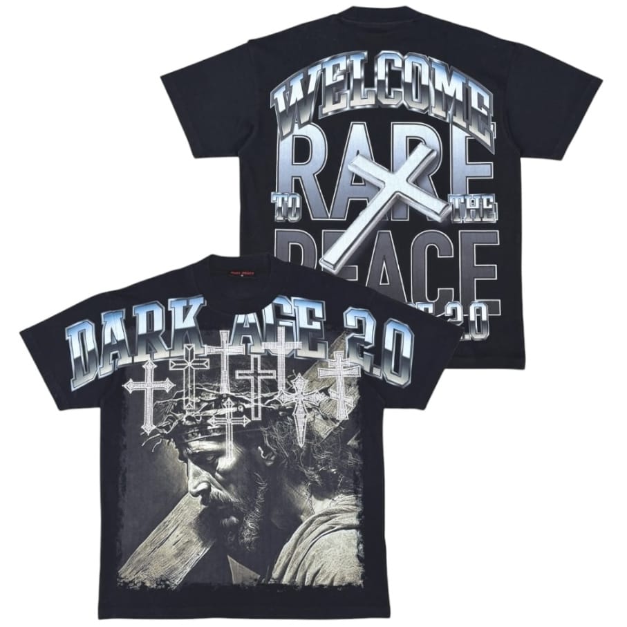 Rare Peace Jesus Dark Age 2.0 Tee (Black) RT6054