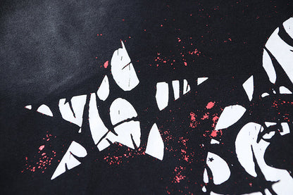Hellstar Thorn Graphic T-Shirt Black and Red