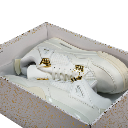 AJ4 Retro 'Metallic Gold'