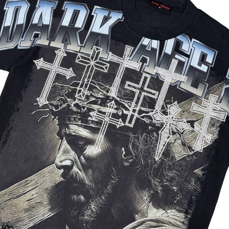 Rare Peace Jesus Dark Age 2.0 Tee (Black) RT6054