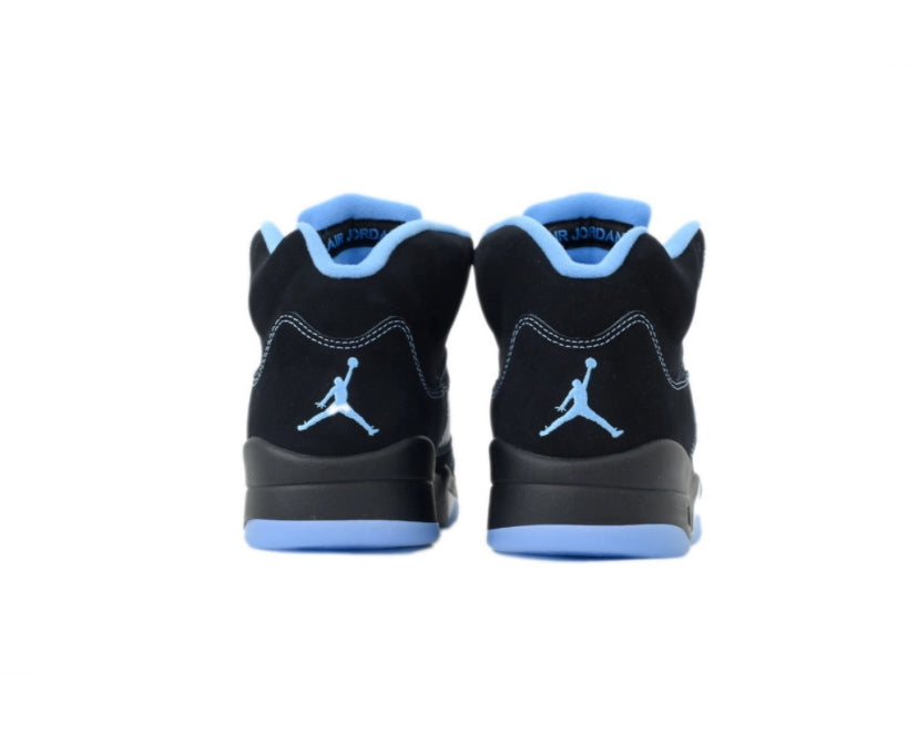 Retro Low-Top Sneaker – Black and University Blue