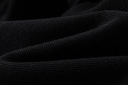 CHROME HEARTS BLUE CROSS PATCH JEANS BLACK