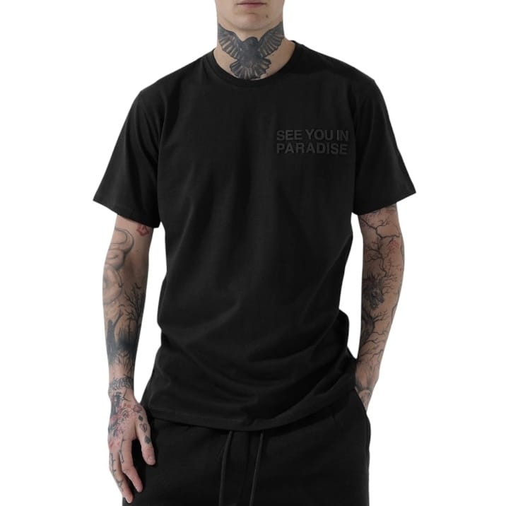 See You In Paradise Tonal Short Set (Black) 2078A/2078S