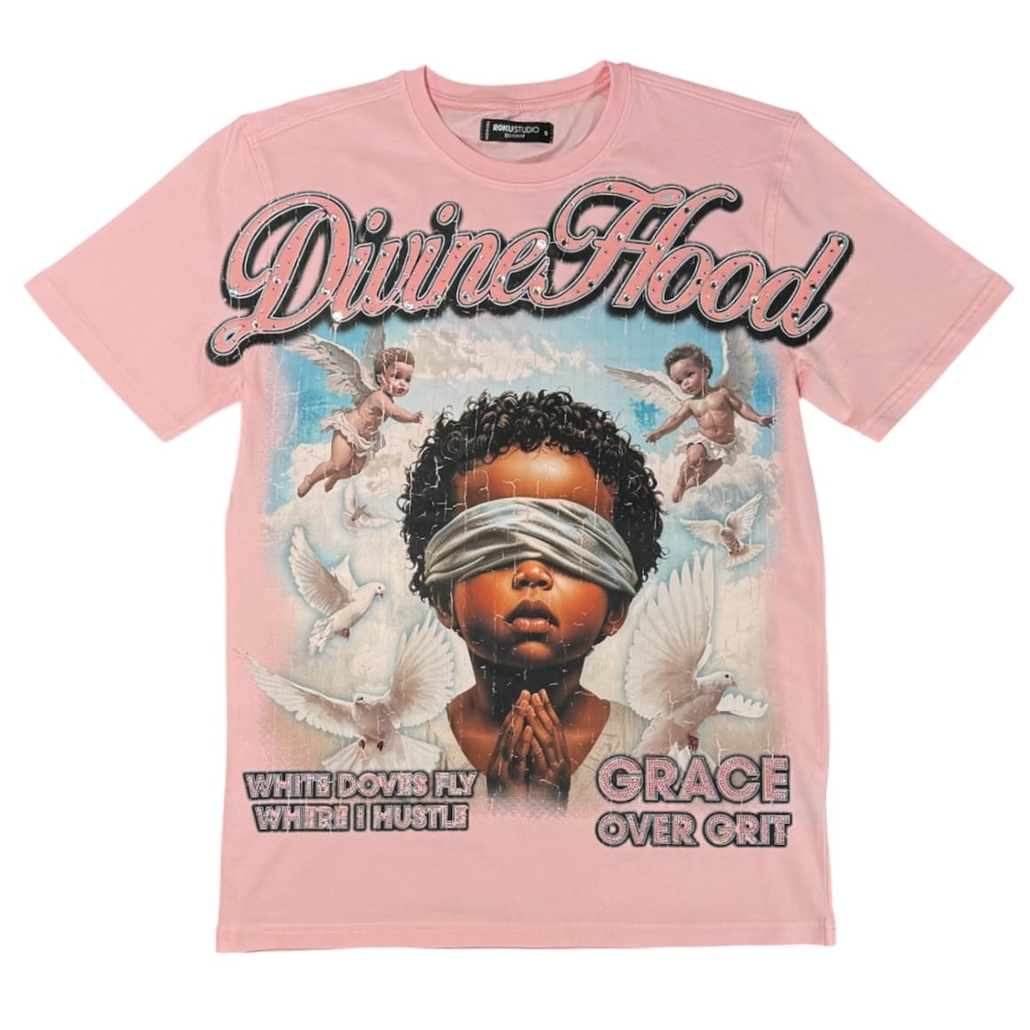Roku Studios Divine Hood Tee (Pink) RK1482103-PNK
