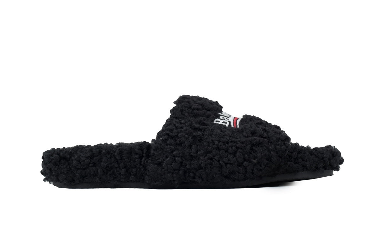 Balenciaga Coke Label Slide 'Black'
