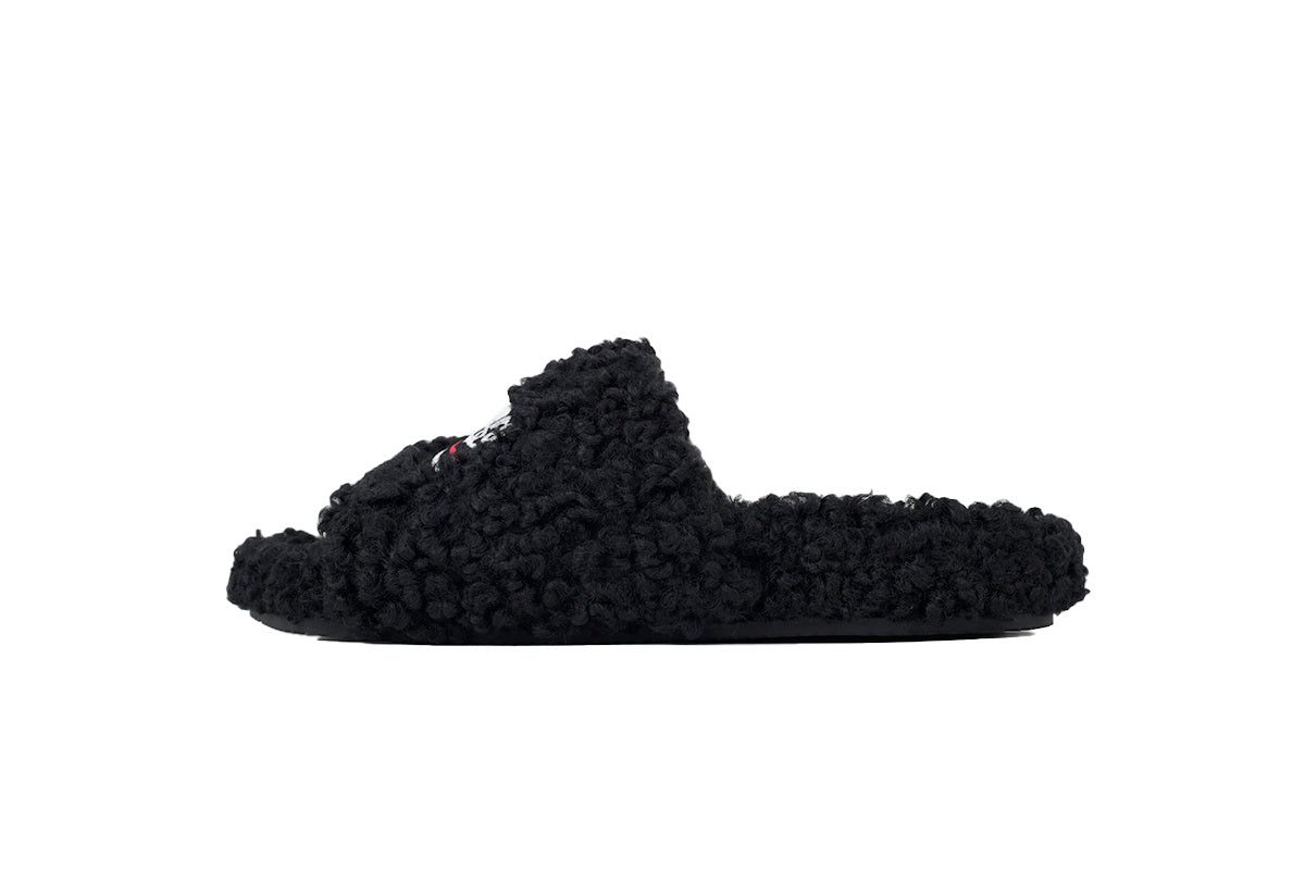 Balenciaga Coke Label Slide 'Black'