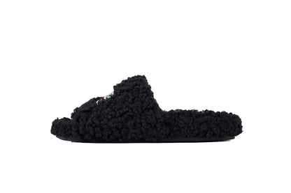 Balenciaga Coke Label Slide 'Black'