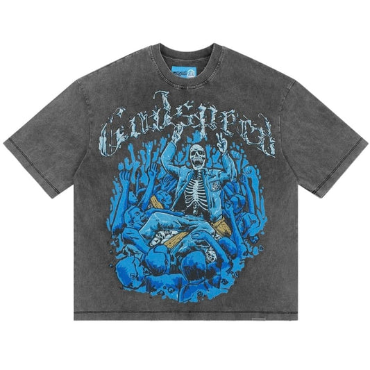 Godspeed Crowd Ng Tee (Grey Wash)