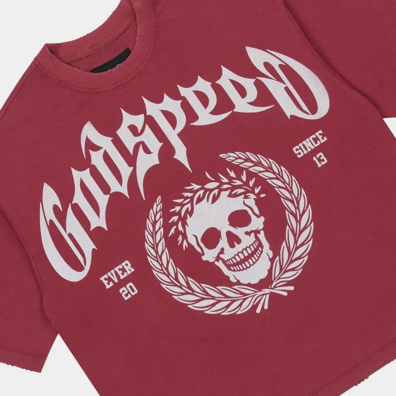 Godspeed Victor Crest Tee Red