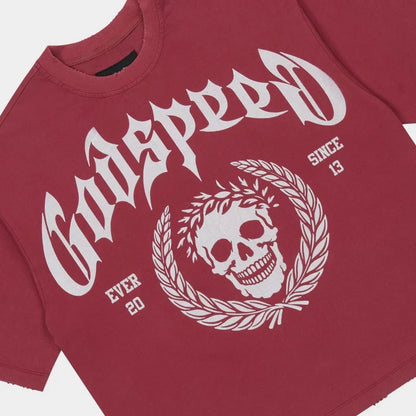 Godspeed Victor Crest Tee Red