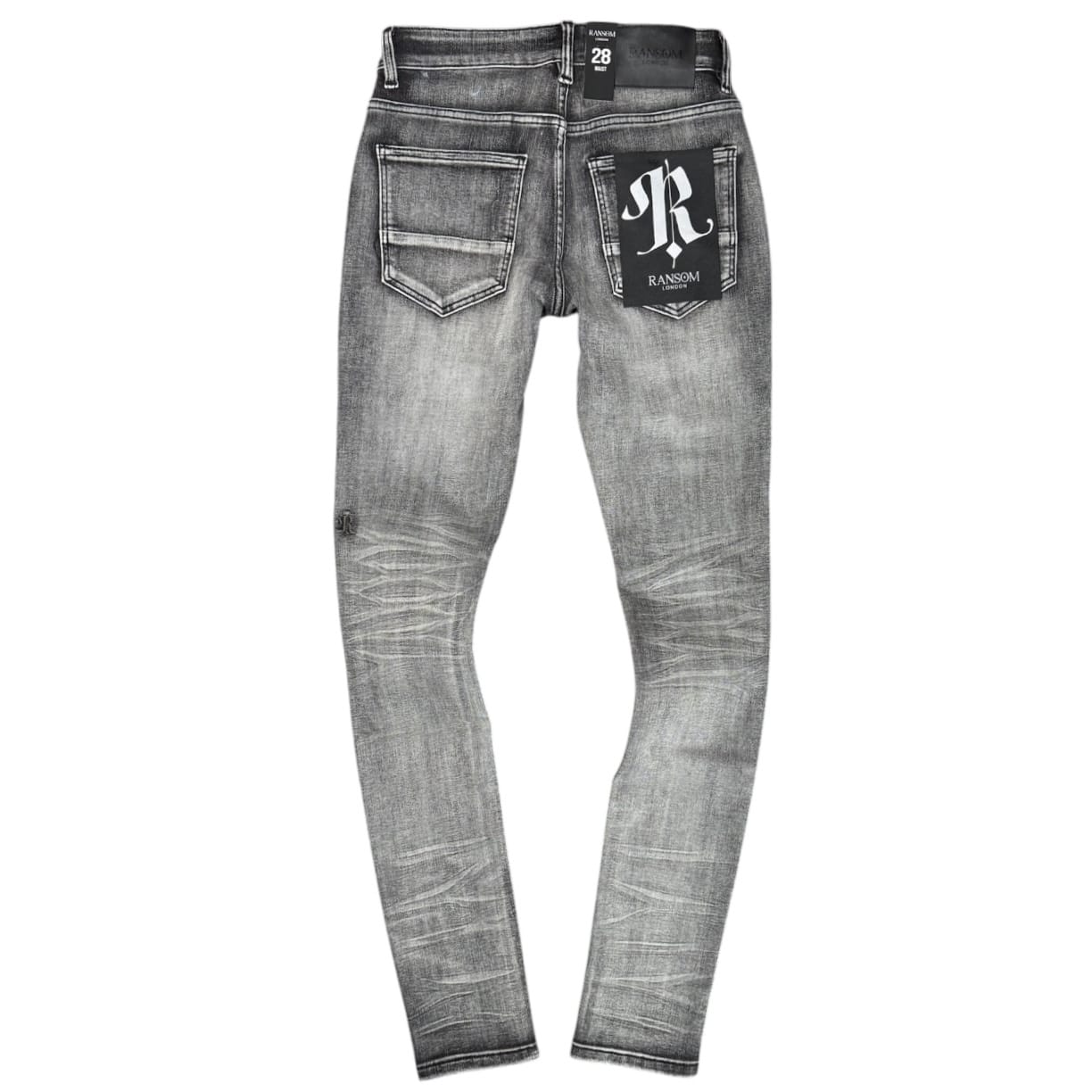 Ransom Ash Clean Denim Jean (Medium Grey) SM009