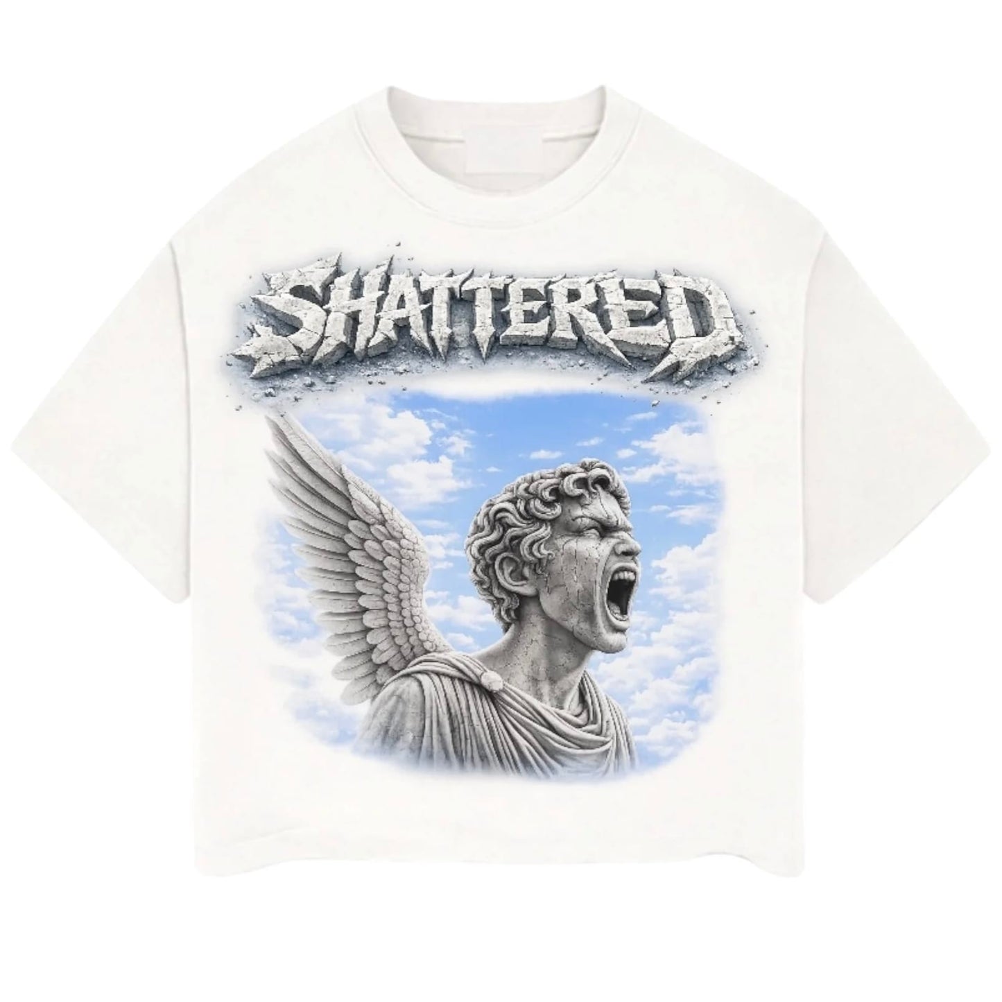 Shattered Hearts Heavens Rage Tee (Blue Sky White)