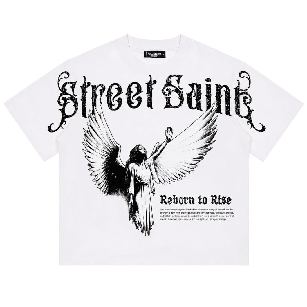 Roku Studios Street Saints Boxy Tee (White)