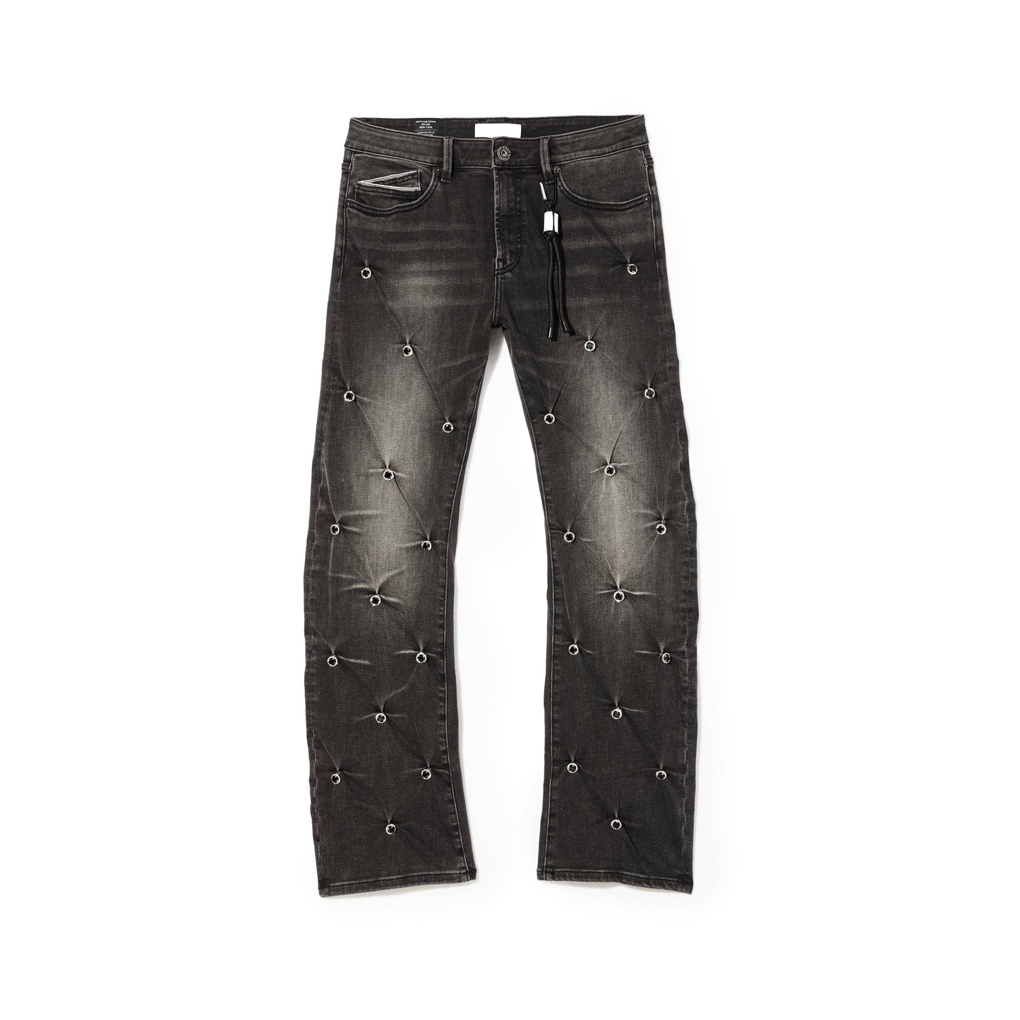 Cult x El Alfa Premium Grunge Baggy 607 Jeans in Darts