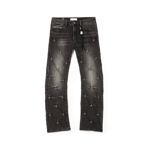 Cult x El Alfa Premium Grunge Baggy 607 Jeans in Darts