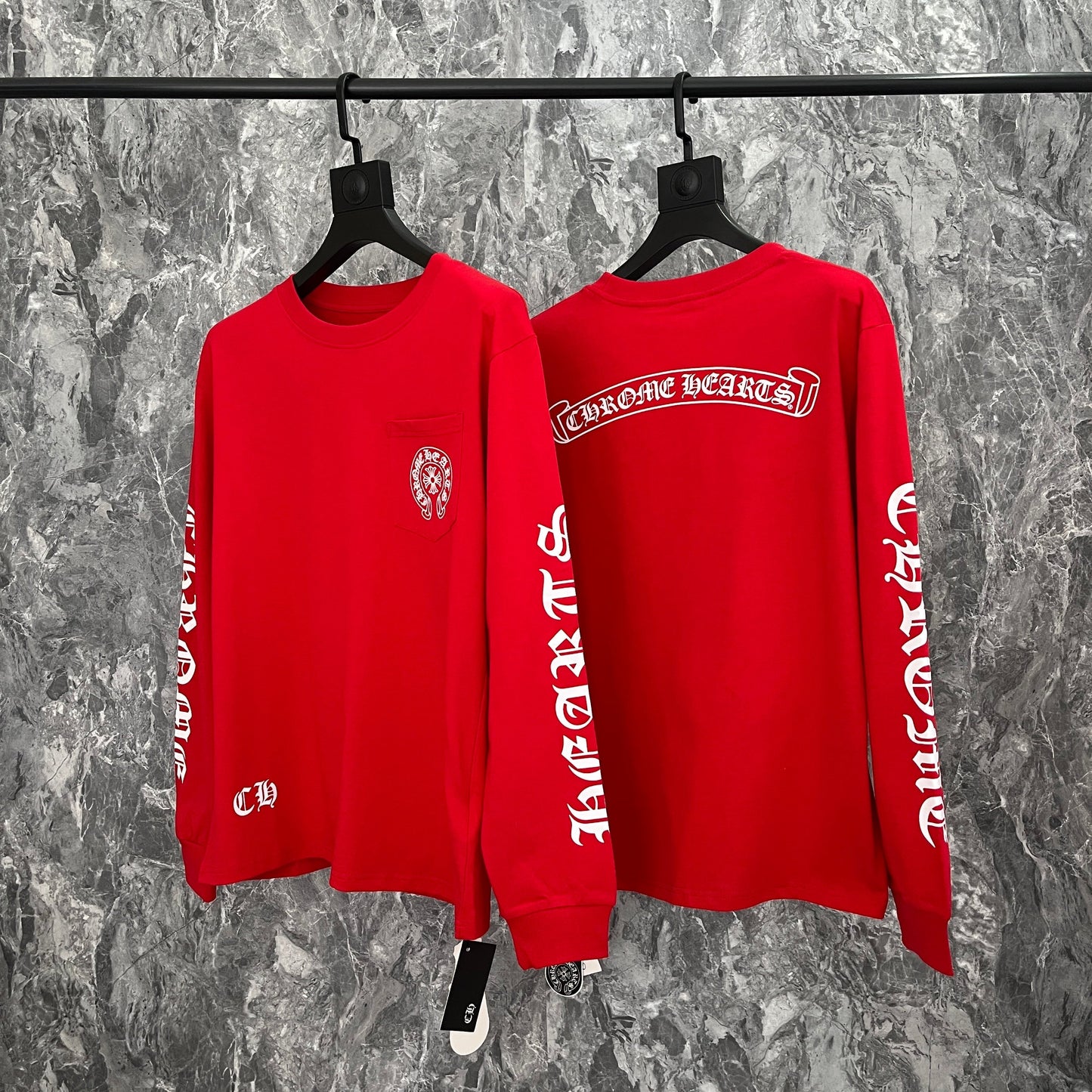 Chrome Hearts Men's Long-Sleeve T-shirt Sweatshirt K8011