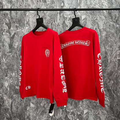Chrome Hearts Men's Long-Sleeve T-shirt Sweatshirt K8011