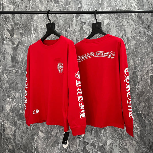 Chrome Hearts Men's Long-Sleeve T-shirt Sweatshirt K8011
