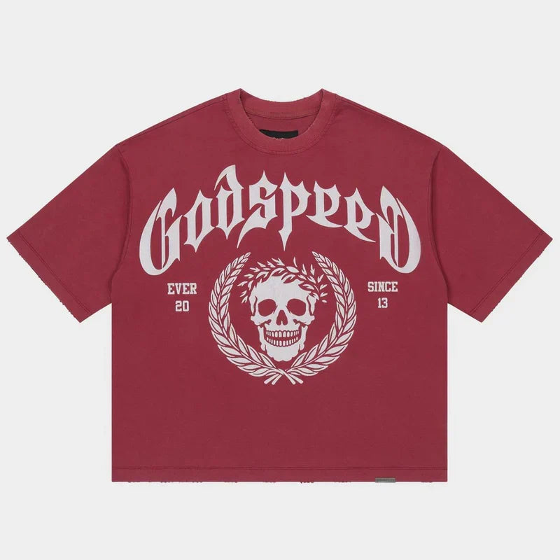 Godspeed Victor Crest Tee Red