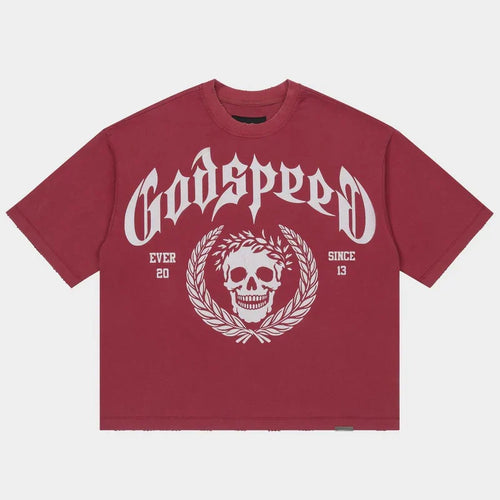 Godspeed Victor Crest Tee Red