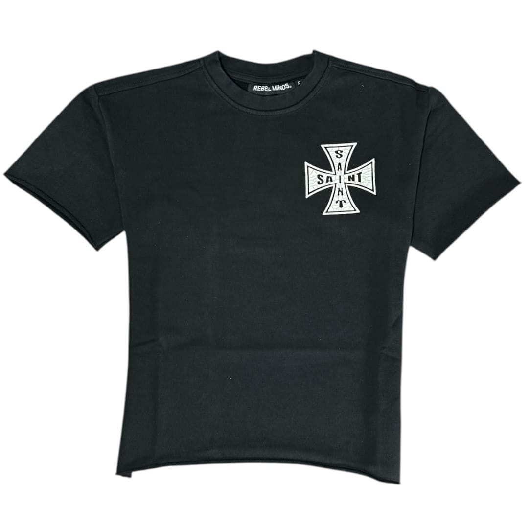 Boys Rebel Minds Saint Cross Set (Black) 612-11864