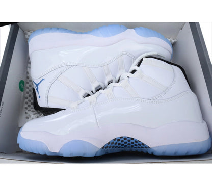 JORDAN 11 RETRO “COLUMBIA / LEGEND  BLUE”
