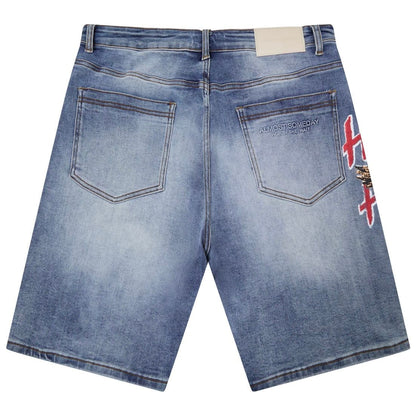 Almost Someday Highway To Heaven Denim Short (Blue) AS-S26-099