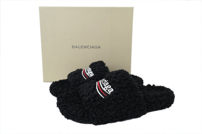Balenciaga Coke Label Slide 'Black'