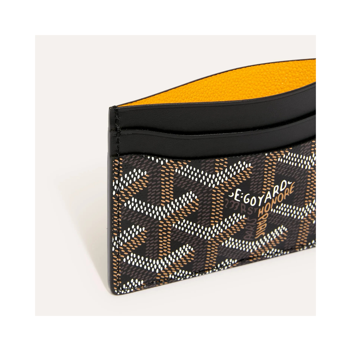 Goyard Saint Sulpice Card Holder black & tan