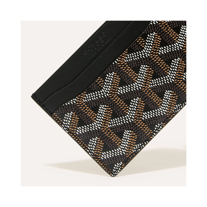 Goyard Saint Sulpice Card Holder black & tan